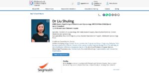 Dr Liu Shuling, KK Women’s And Children’s Hospital Homepage