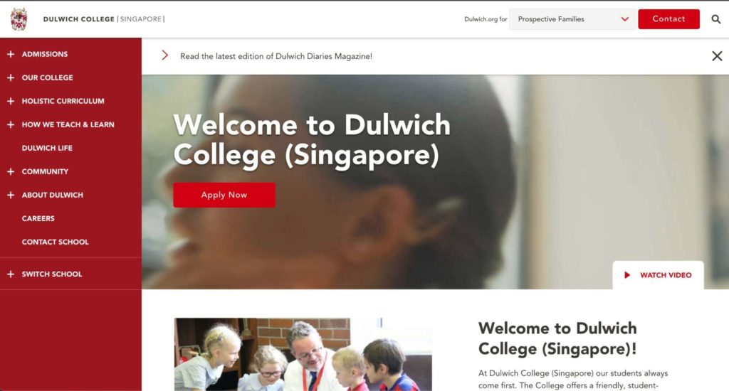 Dulwich College Singapore Homepage