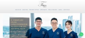 Freia Medical Homepage