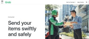 Grab Delivery Homepage