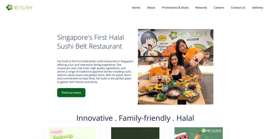 Hei Sushi Homepage