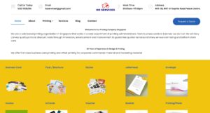Ho Services Homepage