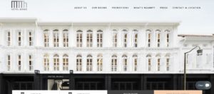 Hotel Mono Homepage