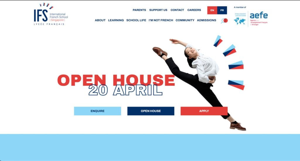 International French School Homepage