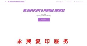 JHL Photocopy and Printing Services Homepage
