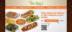 Jai Thai Restaurant Homepage