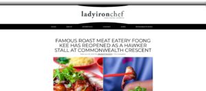 Lady Iron Chef Homepage