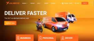 Lalamove Homepage