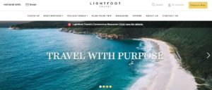 Lightfoot Travel' Homepage