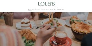 Lola’s Cafe Homepage