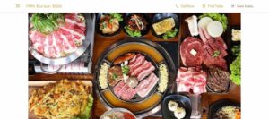MIMI Korean BBQ Restaurant Homepage