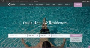 Oasia Hotel Downtown Homepage
