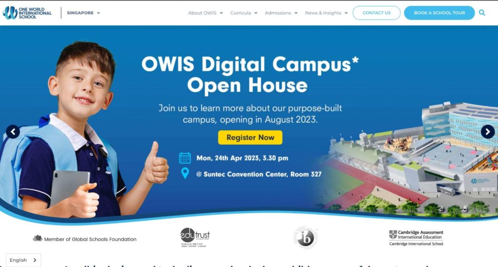 One World International School Homepage