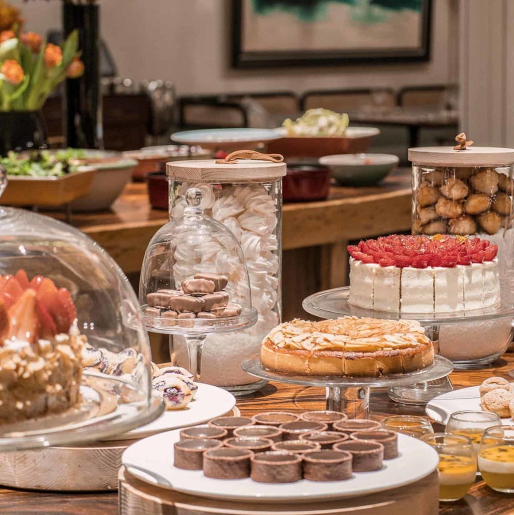 Scrumptious dessert buffet