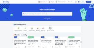 Seedly Homepage
