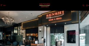Senshi Sushi and Grill Homepage