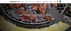 Seorae Korean Charcoal BBQ Homepage