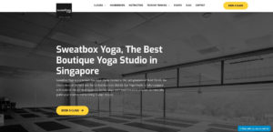 Sweatbox Yoga Homepage