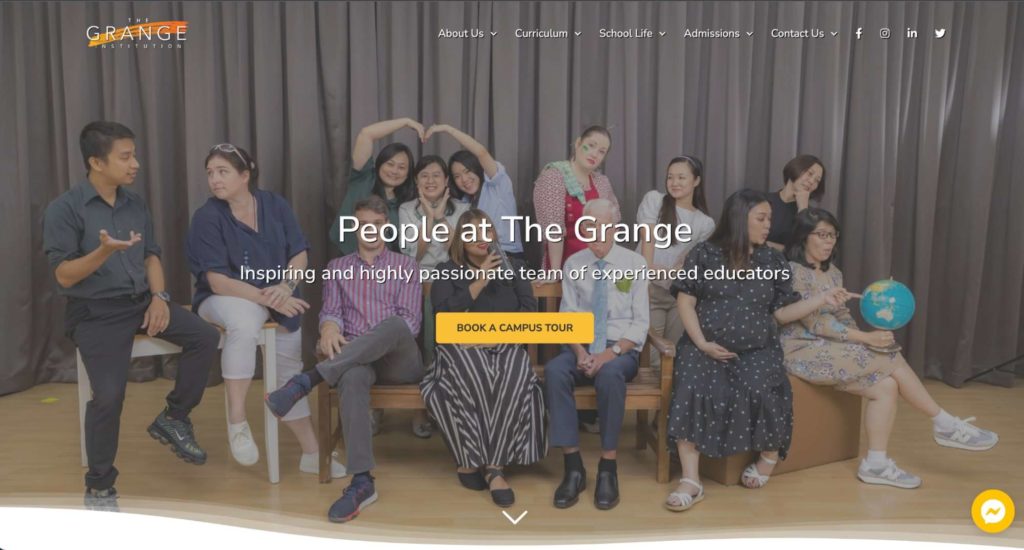 The Grange Institution Homepage
