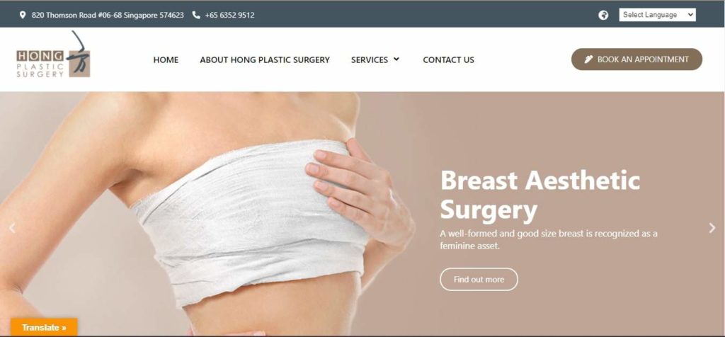 Hong Plastic Surgery's Homepage