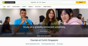Curtin University Singapore Homepage