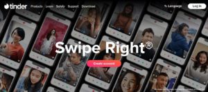 Tinder Homepage