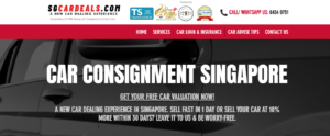 SGCarDeals.Com' Homepage