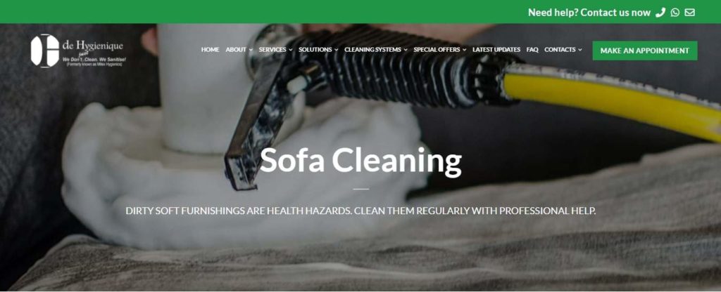 De Hygienique página inicial