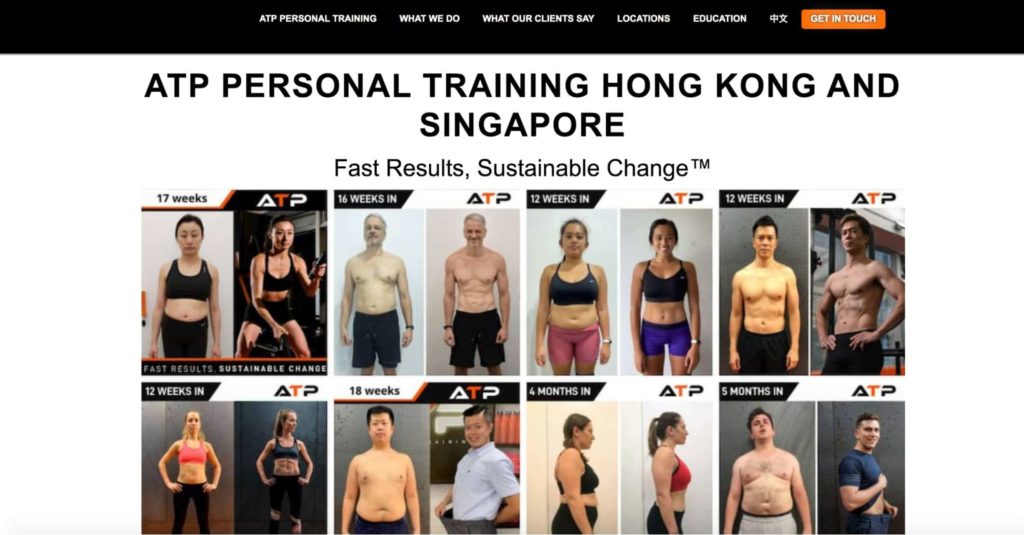 ATP Personal Training's Homepage