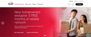 Singtel's Homepage