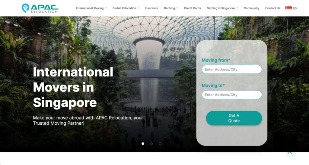 APAC Relocation Homepage