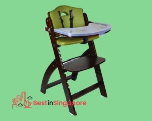 Abiie Beyond Wooden High Chair with Tray_Best Baby Chairs_bestinsingapore