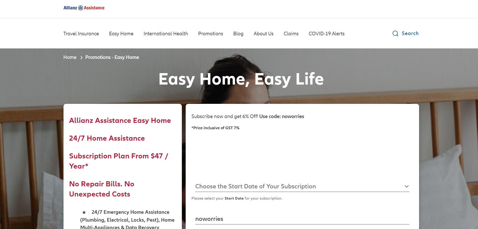 Allianz Assistance Easy Home