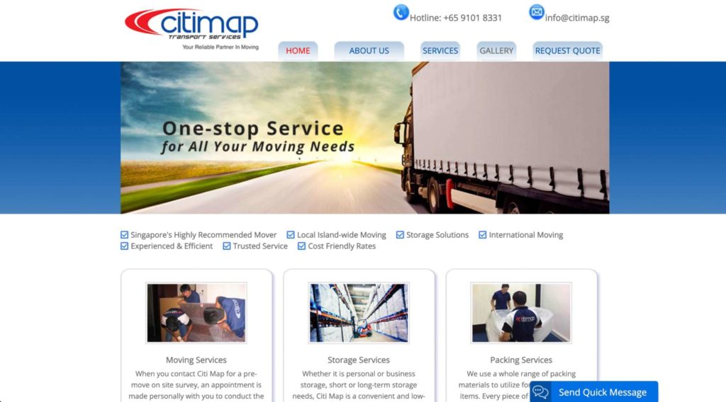 CitiMap Movers Homepage