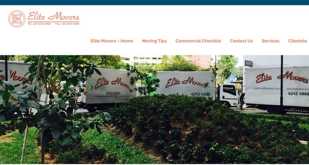 Elite Movers Homepage