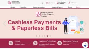 National Dental Centre Singapore Homepage