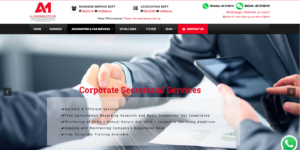A1 Business' Homepage
