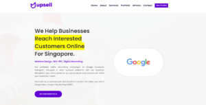 Upsell Asia' Homepage