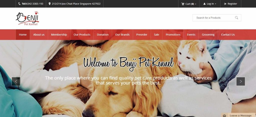 Benji Pet Kennel's Homepage