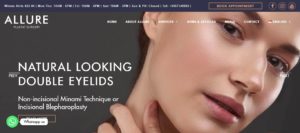 Allure Plastic Surgery Homepage