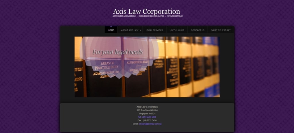 Axis Law' Homepage