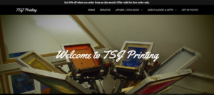 TSJ Printing' Homepage