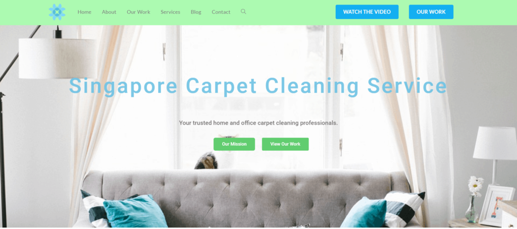 Singapore Carpet Cleaning Service hemsida