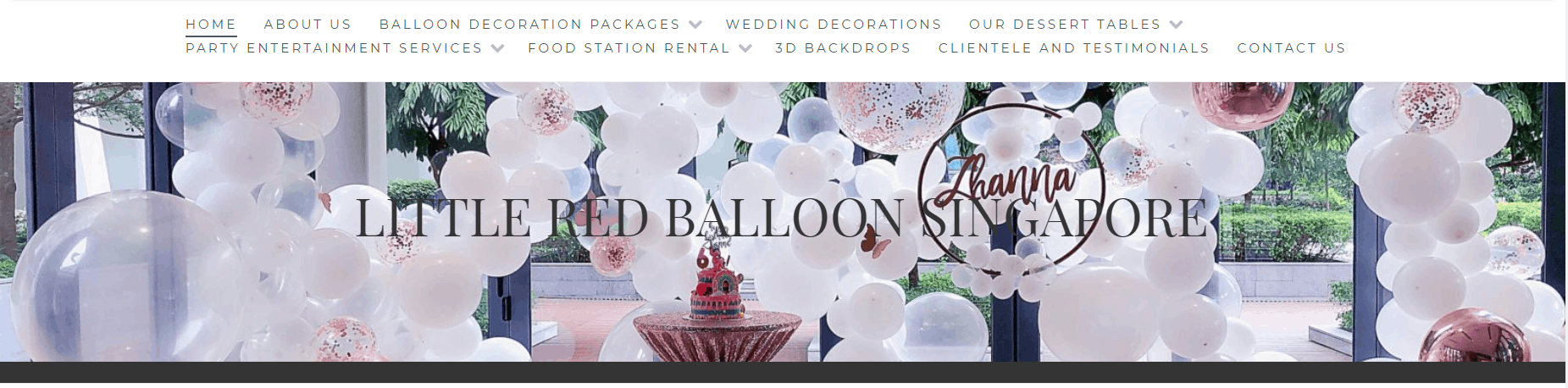 Little Red Balloon Events Homepage