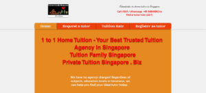 Tuition Family Singapore Homepage
