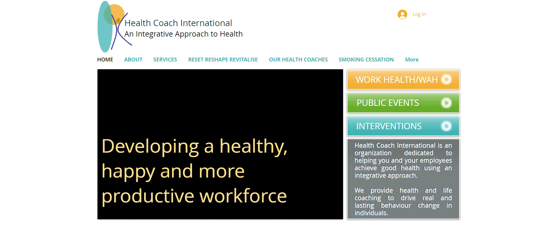 Health Coach International Homepage