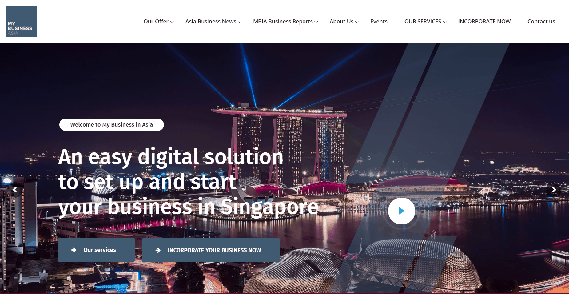 My Business Asia Homepage