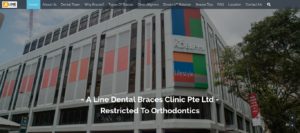 A Line Dental Braces Clinic Homepage