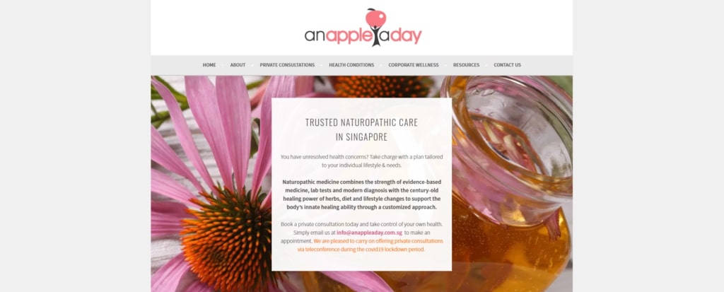 An Apple A Day' Homepage