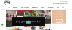 Epic Workshops' Homepage